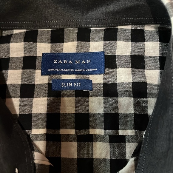 Zara light checkered shirt - Picture 2 of 2